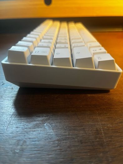 Gaming keyboard with custom lights