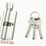 1set Silvery Small 70 Plum Button Lock Core, Comes With Three Iron Keys, new, unopened. Image 3