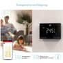 Garza - Wireless Wifi Smart Thermostat for Boiler and Heater, Programmable, Touchscreen, WiFi 2.4GHz, Remote Control via App and Alexa/Google Voice, Colour Black Image 3
