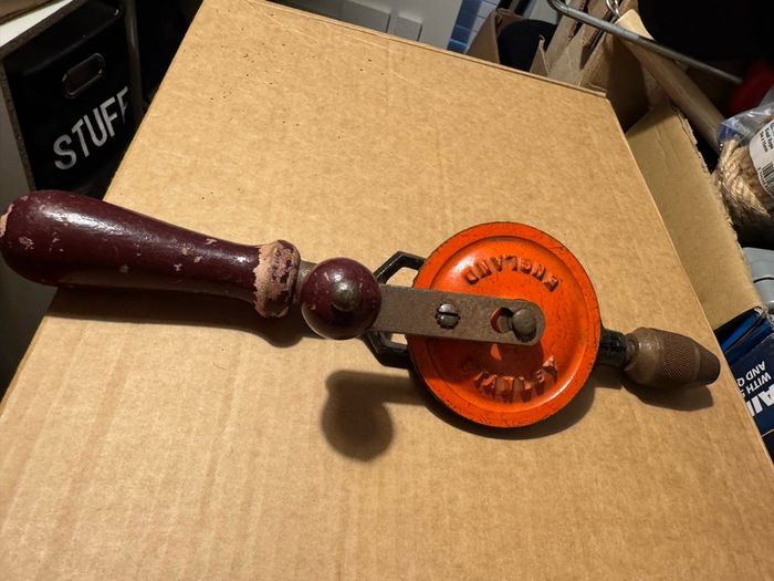 Vintage Stanley Carpentry Hand Drill | Ratchet Manual Tool