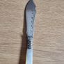 Late 1890' Antique Silver Plated & Mother of Pearl Jam Spoon and Butter Knives Image 5