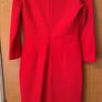 Phase Eight Leanna Dress - Size 12 - Red with Gold Button detail Image 4