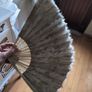 Antique Burlesque ostrich fan Image 3