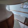 Vintage Large Terracotta And Porcelain Table Lamp. Image 10