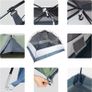 3 Person Tent Waterproof for 2 3 Man Camping with Porch Double Layer Tent for Camping Hiking (FREE SHIPPING) Image 4