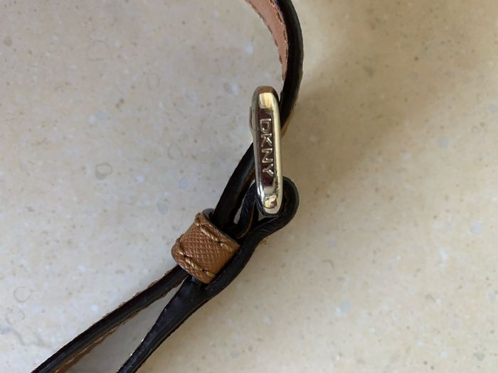 DKNY Tan Satchel Bag