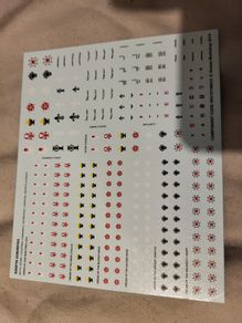 Games Workshop Warhammer 40k Adepta Sororitas Sisters of battle transfer sheet