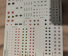 Games Workshop Warhammer 40k Adepta Sororitas Sisters of battle transfer sheet