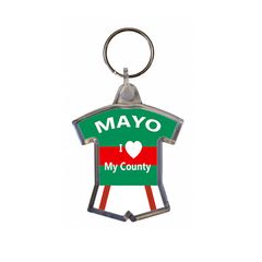 County Colours Keyrings