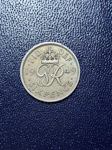 United Kingdom Six pence coin