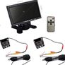 2 x Reversing Camera + 7" LCD Monitor Car Rear View Kit For Bus Truck 12V/24V Image 3