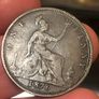 1876 H One Penny Victoria Image 2
