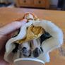 Vintage Christmas porcelain doll Image 4
