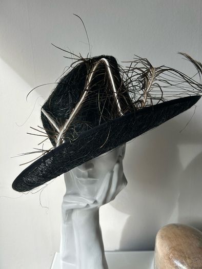Ladies Hat Black one off hat