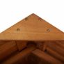 Outdoor Bar Table with Rooftop 122x106x217 cm Solid Acacia Wood Image 4