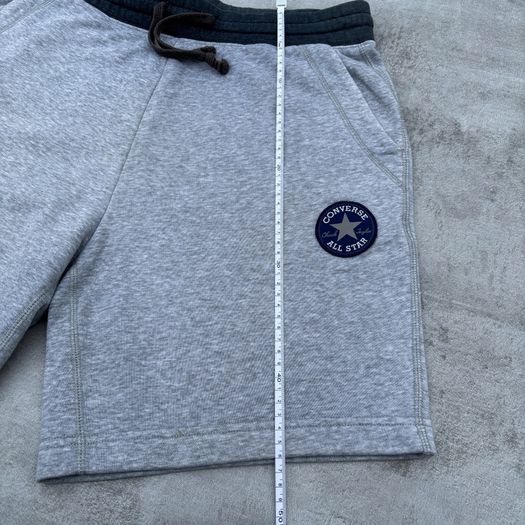 Grey Converse Patch Fleece Shorts