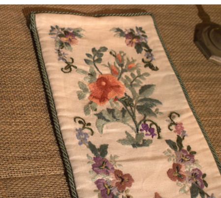 Hand worked Tapestry Embroidery