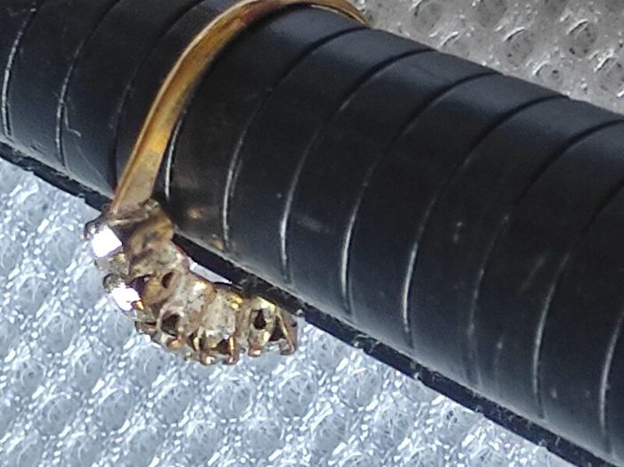 Vintage rolled gold ring