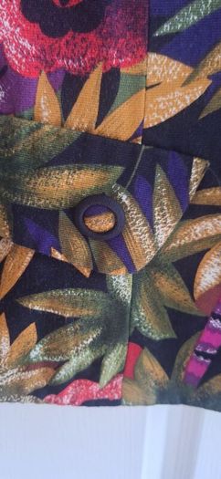 Womens Vibrant Botanical Print Tailored Jacket