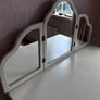 White Dressing Table with Triple Mirror & Matching Bedside Lockers Image 5