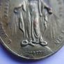 Antique Large 1,8" catholic Saint Mary religious pendant Image 3