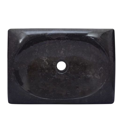Sink Black 50x35x10 cm Marble