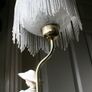 Vintage Large table lamp with Lady and Dog figure from the Elegant Collection H-26" Image 9
