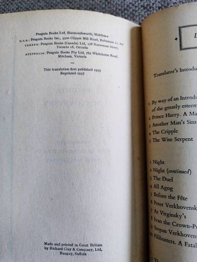 The Devils 1957 by Fyodor Dostoevsky Penguin Classics in good overall condition see photos FREE STANDARD POSTAGE INCLUDED