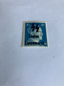 WW2 German stamp - SS overprint