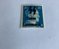 WW2 German stamp - SS overprint