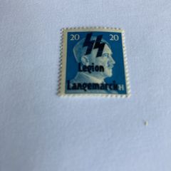 WW2 German stamp - SS overprint