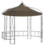 Gazebo  Taupe Round Image 5