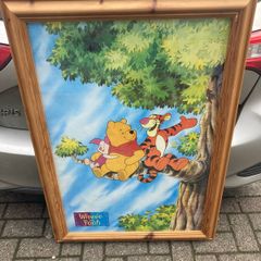 Disney Winnie the Pooh framed poster