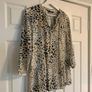 Dunnes Stores Cream Leopard Print Long Top Image 3