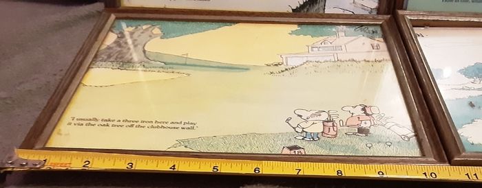 four collectable golfing pictures