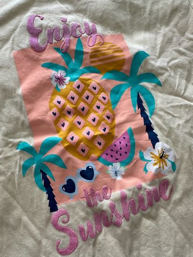 Summer T-shirt for a girl, 116cm, 5-6 years