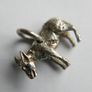 Vintage 925 Sterling Silver  Donkey  Charm 2,1g Image 3