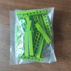 LEGO 54pcs Lime technic, Liftarm Thick 1 x 7