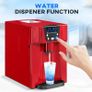 3L Ice Maker Machine and Water Dispenser, 12kg in 24H, 2 Sizes 9 Ice Cubes Ready in 6-10 Mins Ice Machine, Red Image 4