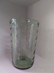 Green Art glass Vase