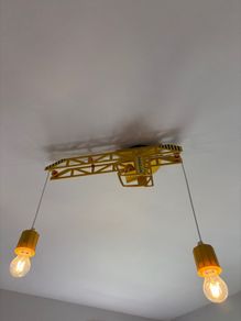 Ceiling Light Crane Shape