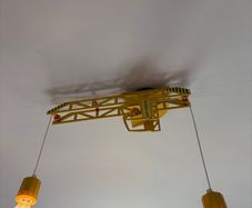 Ceiling Light Crane Shape