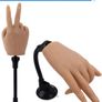 Silicone Practice Hand for Acrylic Nails,Flexible Female Mannequin Hand with Stand Soft False Fake Hands for Nail Training Manicure with 100pcs Practice Nail Tips and 3pcs Professional Nail File LEFT/RIGHT HAND AVAILABLE (FREE POSTAGE) Image 3