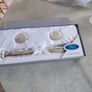 Boxed As New Juliana Silver Plated Birth Certificate Set  Bc Holder, 1st Tooth, 1st Curl Image 8