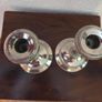 Pair Elegant Vintage Silver Plate Candlesticks Image 4