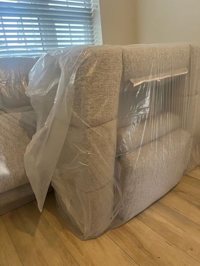 Grey Fabric Armchair Brand New