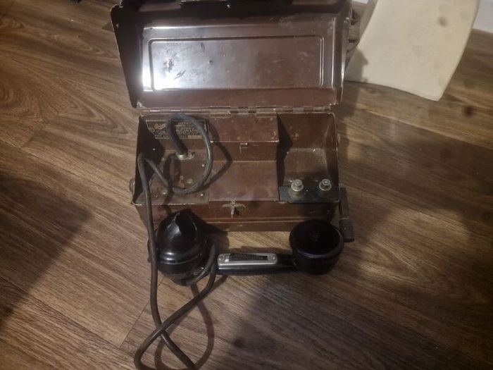antique mining telephone