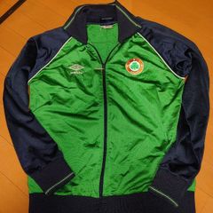 RARE Ireland FAI Retro Umbro Football Jacket 1990 Original LOI
