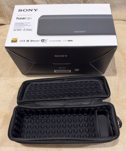 Sony SRS-HG1 Hi-Res Audio Portable Speaker.