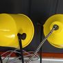 Carolyn Donnelly enamel table lamps. Image 3